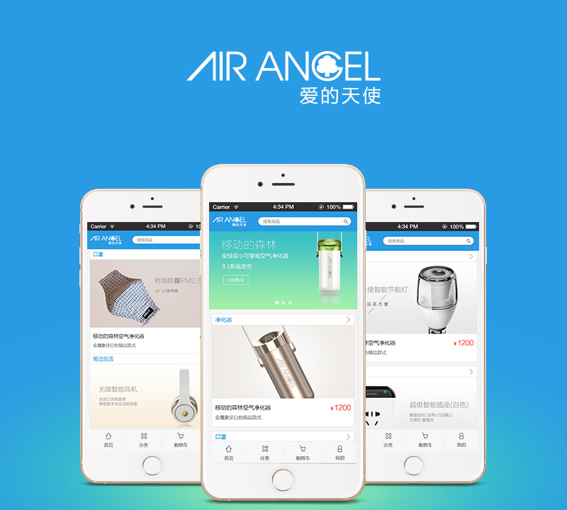 爱的天使-高端品牌网站建设公司